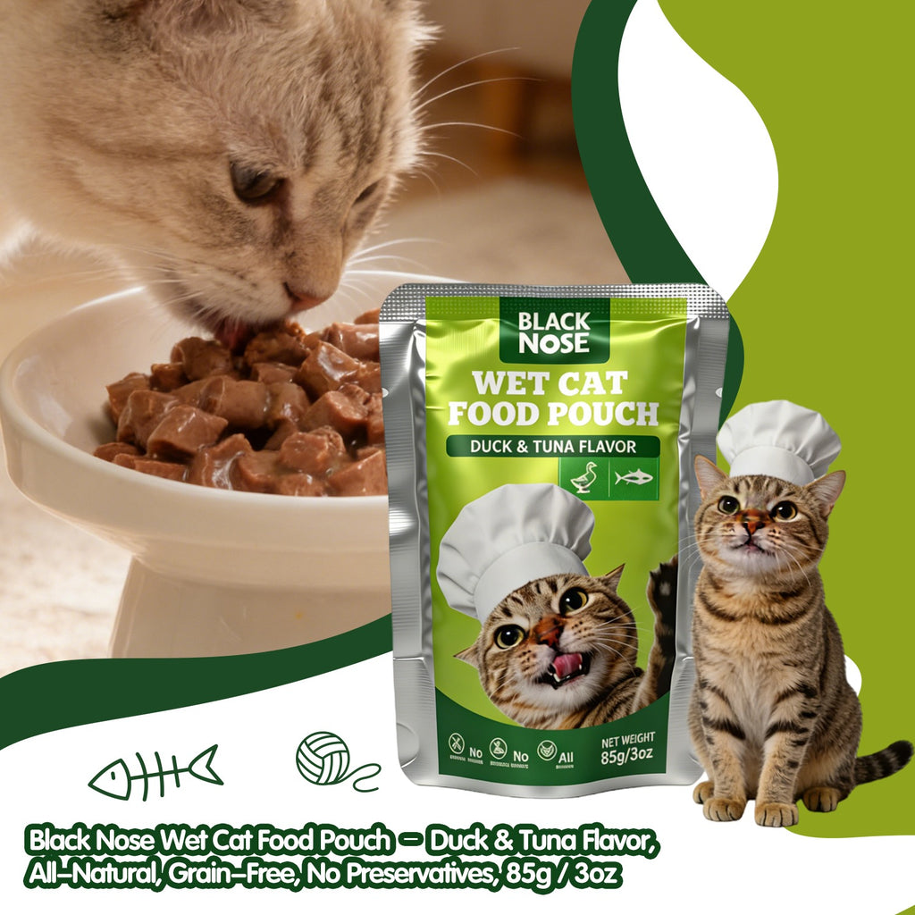 BLACK NOSE Duck & Tuna Wet Cat Food