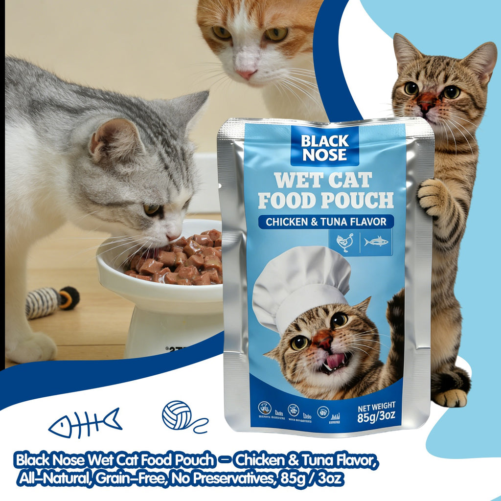 BLACK NOSE Chicken & Tuna Wet Cat Food