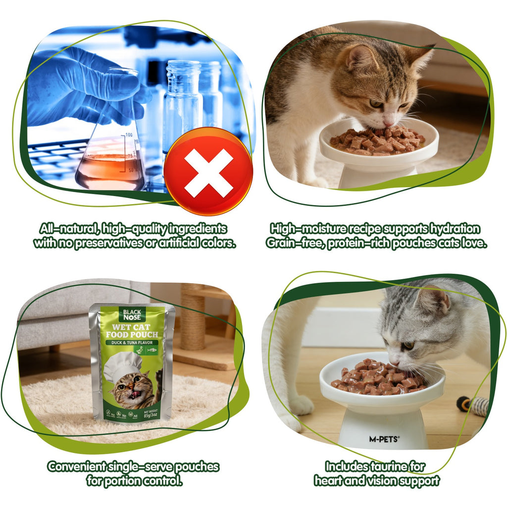 BLACK NOSE Duck & Tuna Wet Cat Food