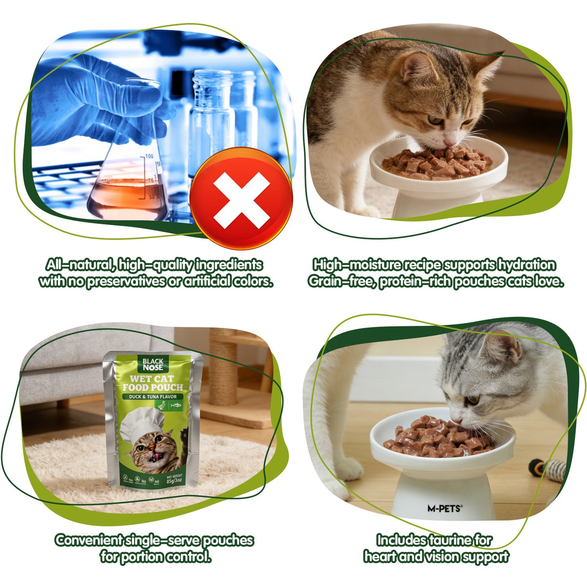 BLACK NOSE Duck & Tuna Wet Cat Food