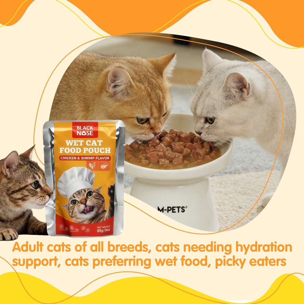 BLACK NOSE Chicken & Shrimp Wet Cat Food
